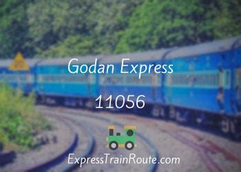 Godan express 11056 live status map  Journey